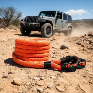 เชือกพ่วงกู้ภัย Vevor Kinetic ขนาด 7/8 นิ้ว x 20 ฟุต สายรัดสำหรับงานหนักสำหรับรถจี๊ป รับน้ำหนักได้ 30580 ปอนด์ - Product Image 2