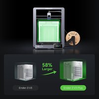 Imprimante 3D Ender-3 V3 Plus Performance de premier ordre Refroidissement instantané des pièces 300*300*330mm Volume de construction