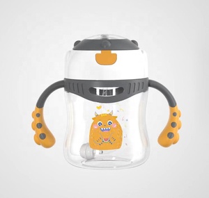 Biberón de agua para bebé, sin BPA, tritán, de plástico, con dibujos animados, ecológico - Product Image 4