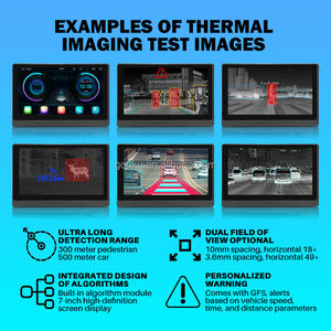 Sicherheits fahr warnung Kfz-AI-Wärme bild kamera Nachtsicht auto Fußgänger tier fahrzeug Infrarot-Wärme bild kamera - Product Image 5