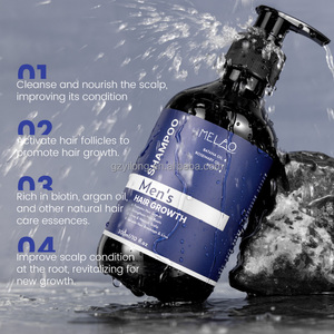 Shampooing <span class=keywords><strong>anti</strong></span>-chute de cheveux à la biotine végétalienne pour hommes HALAL Soin pour la croissance des cheveux Shampooing épaississant sans sulfate pour la croissance des cheveux Oem - Product Image 4
