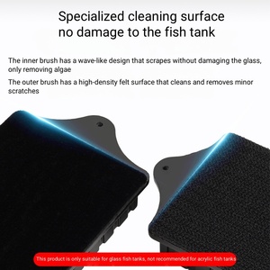 Bestseller Spazzola per Acquario in Plastica e Magnete Pulitore Magnetico a Doppio Lato per Acquari in Vetro - Product Image 3