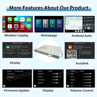 Decodificador de Interfaz de Sistema Linux Viknav Compatible con Toyota Avalon 2013-2017, Actualización Inalámbrica de Android Auto y CarPlay