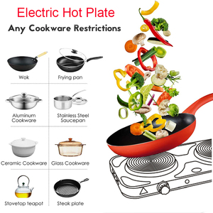 Cuisine <span class=keywords><strong>Cuisson</strong></span> Cuisinière Électrique Solide 2000w <span class=keywords><strong>2</strong></span> Brûleurs Cuisinière Électrique Plaque Chauffante - Product Image 3