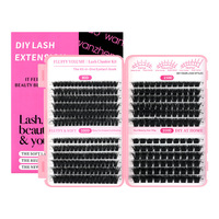 Fabricant OEM ODM de faux cils, vente en gros de 30 paires de bouquets de cils volumineux à pointes, boîte personnalisée avec logo, fournisseur de cils