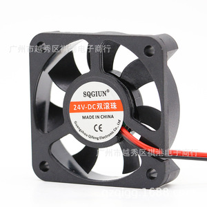 พัดลมระบายความร้อน Sqgiun Dc ขนาด 50x50x10 มม. 24V แบบลูกปืนคู่ สำหรับระบายความร้อนในเครื่องจักร - Product Image 4