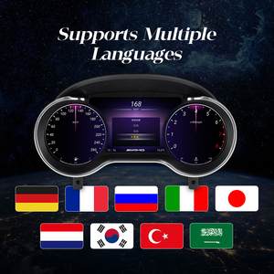 新型アップグレード Linux LCDディスプレイ メルセデス・ベンツ ML GL GLE GLS 2012-2019用 LCDデジタルダッシュボード クラスター スピードメーター - Product Image 4