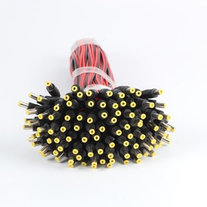 Dc Power Cable Male <b>Plug</b> 5.5x2.1mm Connector <b>12v</b> 24v Central Power Supply Wire For Surveillance Equipment - Product Image 1