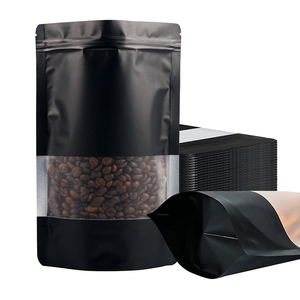 Sac zip-lock de couleur mate avec logo personnalisé sac en plastique réutilisable de qualité alimentaire avec fenêtre pour <span class=keywords><strong>l</strong></span>'emballage de fruits secs à base de noix - Product Image 3