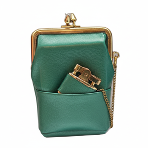 Funda de encendedor de cuero moderno cuadrado colorido para almacenamiento en el hogar y para antorcha - Product Image 1