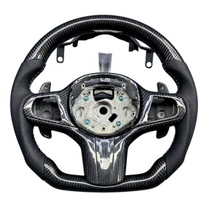 Volant sport en Alcantara de qualité supérieure avec garniture en fibre de carbone pour BM/W G20 G30 G80 G82 M3 M4 Competition 2019-2024 - Product Image 1