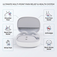 Masseur à impulsions EMS TENS avec télécommande, logo personnalisé, 16 niveaux, 6 modes pour soulager la douleur