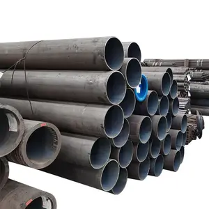 ASTM A106 GR.B 1/2"- tubo de aço sem costura preto 24" tubo de óleo/gás com preço FBE