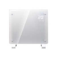 Radiateur électrique autonome intelligent avec panneau en verre et thermostat numérique, OEM ODM, pour la maison, l'hôtel, le bureau, vente en gros