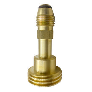 Adaptateur de gaz <span class=keywords><strong>propane</strong></span> POL à embout mâle QCC 1-3/4 pouces pour conversion de réservoir de cylindre - Product Image 1