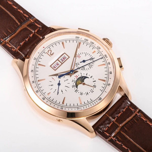 Montre mécanique pour homme en acier inoxydable avec bracelet en cuir, motif soleil sportif, style business - Product Image 4