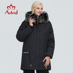 <span class=keywords><strong>Cappotto</strong></span> lungo giacca invernale da donna abbigliamento in cotone spesso per il tempo libero caldo <span class=keywords><strong>nero</strong></span> Parka da donna <span class=keywords><strong>con</strong></span> grande <span class=keywords><strong>collo</strong></span> <span class=keywords><strong>di</strong></span> <span class=keywords><strong>pelliccia</strong></span> ZR-3030 - Product Image 1