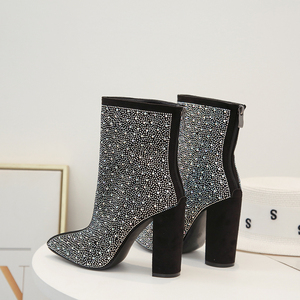 2025 Fashion Botine Femme Stivale Donna Fetish Lattice Sepatu Winter Wanita <b>Booties</b> Shoes Lady High Heel <b>Ankle</b> Boots Women - Product Image 3