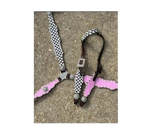 Conjunto de Arneses para Caballos de Cuero Occidental de Calidad de Exportación con Detalles Hechos a Mano Disponible en Tamaños Personalizados desde India - Product Image 3