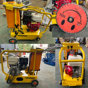 Nouvelle construction de routes à pied hydraulique derrière les chenilles scie à ciment diesel coupe-route découpeuse de béton avec télécommande - Product Image 2