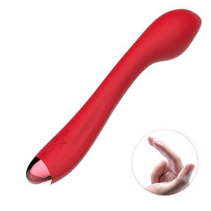 Wiederauf ladbare 123g Silikon ABS Sexspielzeug für Erwachsene Großhandel Daumen Single Shock G-Punkt Stick Vibrator Weiblicher Dildo - Product Image 2