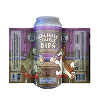 Étiquettes personnalisées pour emballages de canettes de bière en métal, conception de logo, impression, autocollant en rouleau Bopp imperméable pour canettes de bière