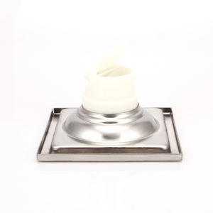 סגנון מודרני אנטי-ריח 4 אינץ 'מפלדת נירוסטה מלכודות דפוס מרובע קל קל קל משקל מקלחת נקיה חדר אמבטיה נקי - Product Image 6