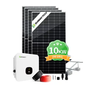 Net Metering Solar System On Grid Kit 10kw 8kw All Ip65 Outdoor Solar Energy System