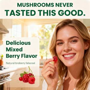 ओएम जिनसेंग हर्बल पूरक पुरुष ताकत हर्बल गुम्मस 60 गुम्मस शाकाहारी विटामिन - Product Image 4