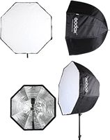 Godox SB-UBW 120cm Parapluie Octogone Softbox Kit Réflecteur avec Sac de Transport pour Portrait ou Photographie de Produits