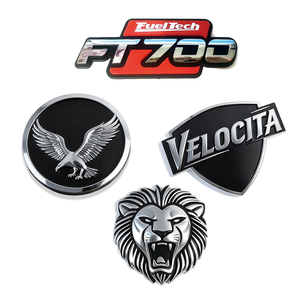 Etiqueta Adhesiva 3D de Plástico con Diseño Personalizado de su Marca, Placa con Nombre, Logotipo, Emblema Cromado para Equipos Industriales, Herramientas, Máquinas - Product Image 1