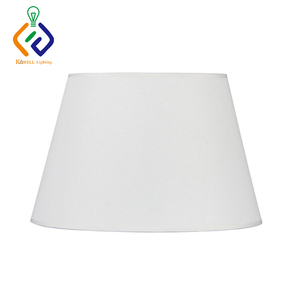 Bán buôn hiện đại tùy chỉnh đèn bao gồm khách sạn Đèn Shades vòng vuông vải trắng bảng hoặc Đèn tường Linen bóng râm Chụp đèn - Product Image 2