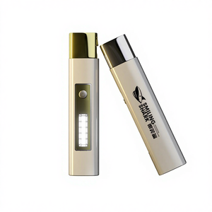 Lampe torche LED Smile Shark avec lumière latérale, recharge USB, petite lampe torche portable <span class=keywords><strong>en</strong></span> ABS pour la conduite nocturne - Product Image 1