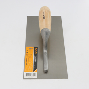 Chất Lượng Cao Thép Không Gỉ Tay Cầm Bằng Gỗ Gương Đánh Bóng Bê Tông Thạch Cao Trowel Cho Xây Dựng - Product Image 2