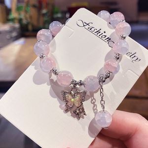 Butterfly Star Moon Flower Pendant Glazed Beaded <b>Bracelet</b> Colorful Beads Unisex Beauty Accessory Lucky Jewelry Gift - Product Image 2