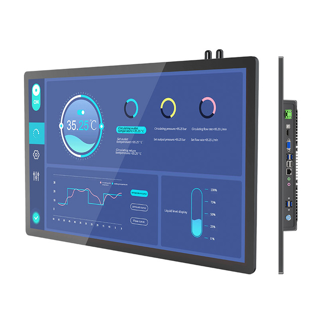 Xishida XSDGK1 Fanless Industrial Rugged Embedded Panel PC Touch Screen All-in-One Computer with Pedestal/Wall/Floor Mounting