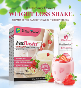 Batido de Proteína Wins Town, Sabor Fresa, Polvo de Fresa Orgánico, Batido Dietético Quemagrasas - Product Image 4