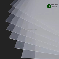 Feuille de polypropylène anti-rayures Jinshi 0,3 mm 0,5 mm, feuille de plastique PP transparente fine pour les couvertures de cahiers, la reliure et l'emballage