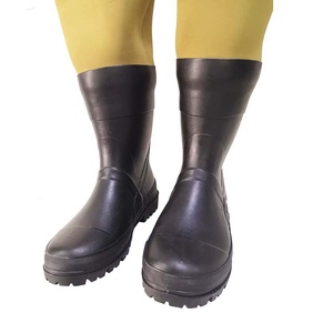 Wasserdichte Fisherman Fishing Wading Pants Angel waders Anzug Fly Fishing Waders mit Neopren stiefeln - Product Image 6