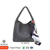 Sac à bandoulière pour femme G-8274 en PU, motif géométrique diamanté, style luxe léger, fermeture éclair, sac à main décontracté en forme de croissant, sac bandoulière