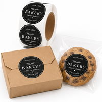Autocollants adhésifs en PVC durables, écologiques et imperméables avec finition brillante pour étiquettes de gâteaux et impression de logos