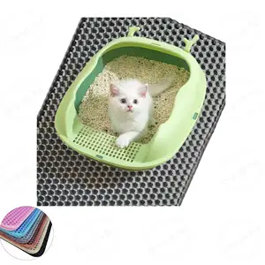 Espessamento Sliproof Impermeável Cat Litter Mat Anti vazamento Cat Toalete Espuma Mat