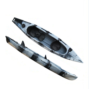 <span class=keywords><strong>Kayak</strong></span> Fat Boy <span class=keywords><strong>2</strong></span>+<span class=keywords><strong>1</strong></span>, <span class=keywords><strong>Kayak</strong></span> Doble/Triple de Plástico Rígido, Bote Familiar para Pesca y Recreación - Product Image 4