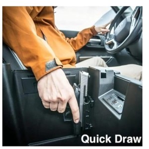 ที่ยึดปืนพกแม่เหล็ก 10.5 ซม. โพลิเมอร์ สำหรับใช้ในบ้าน - Product Image 2