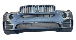 Il classico paraurti sportivo di lusso anteriore hit X5F15 circonda la griglia a rete media con presa d'aria cromata con finiture in argento per BMW - Product Image 3