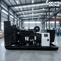 Générateur diesel silencieux à cadre ouvert de type DC à démarrage automatique Weichai WP13D385E200 350KW de haute qualité 50/60Hz triphasé ATS 380V d'usine