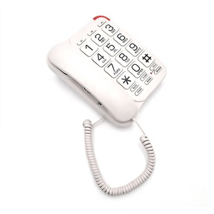 Teléfono de botón grande con altavoz bidireccional y 3 teclas de memoria de un toque y teléfono con cable <span class=keywords><strong>para</strong></span> <span class=keywords><strong>personas</strong></span> <span class=keywords><strong>mayores</strong></span> <span class=keywords><strong>para</strong></span> uso doméstico - Product Image 2