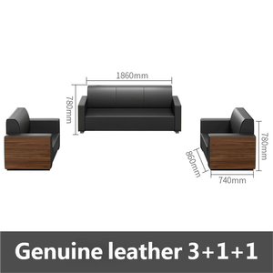 أريكة فاخرة عالية الجودة من الجلد بتصميم أوروبي حديث، طقم أرائك للمنزل وغرفة المعيشة - Product Image 3