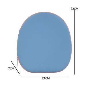 Customized EVA Headphone Storage Bag 21x22cm Anti-Shock Protective Case For Over-<b>Ear</b> Headphones Portable Zippered <b>Cover</b> - Product Image 1