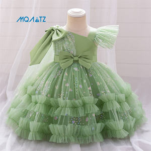 MQATZ <span class=keywords><strong>Robe</strong></span> de Soirée en Tulle pour Nouveau-Né, Bébé et Enfant, <span class=keywords><strong>Robe</strong></span> de Demoiselle d'Honneur pour Fille - Product Image 4